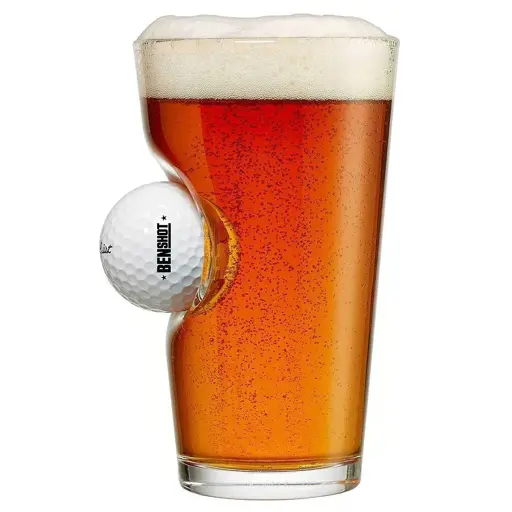 Golf Glass Pint 16 oz