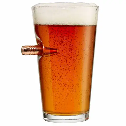.50 BMG Glass Pint 16 oz 