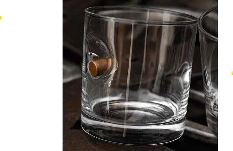 Bullet .45 Glass Whiskey 11 oz Image 2