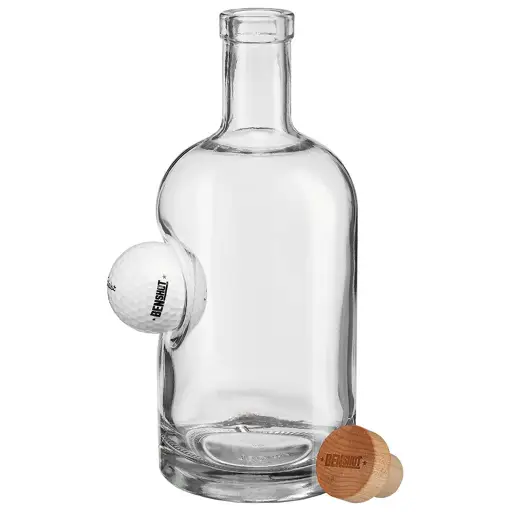 Golf Decanter Glass Bottle 750 ml