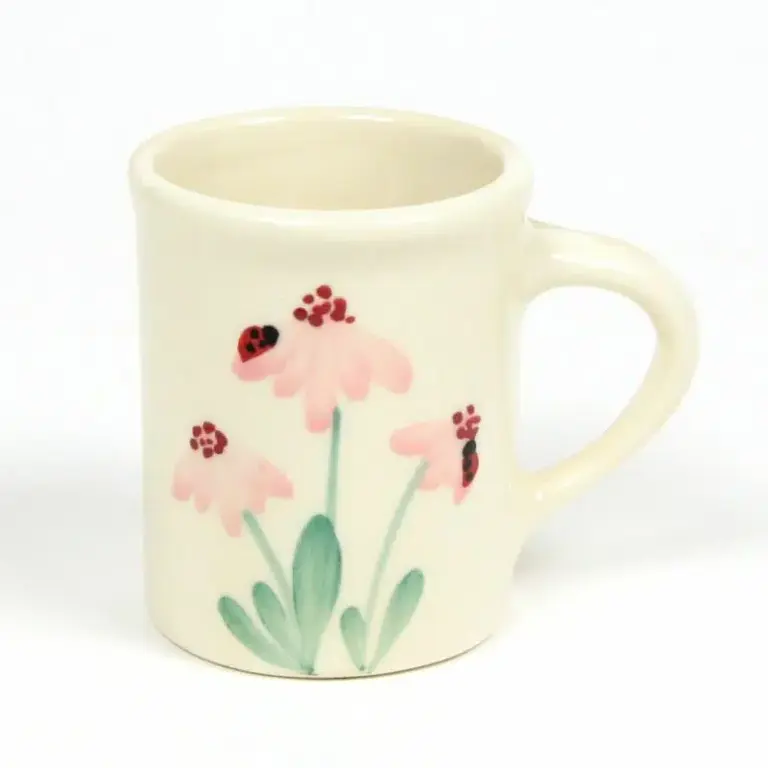 Ladybug Garden Child Stoneware Mug Image 1