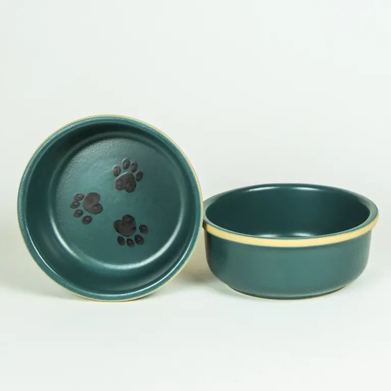 Pet Paw Bowl Big Stoneware Image 1