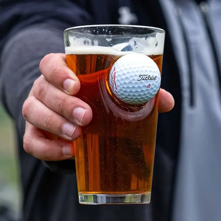 Golf Glass Pint 16 oz Image 2