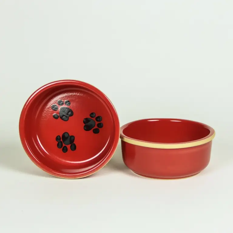 Pet Paw Bowl Small Stoneware Image 1