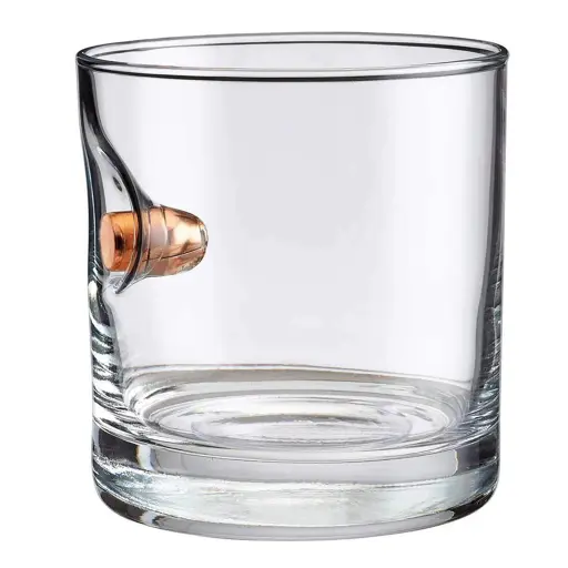 Bullet .45 Glass Whiskey 11 oz