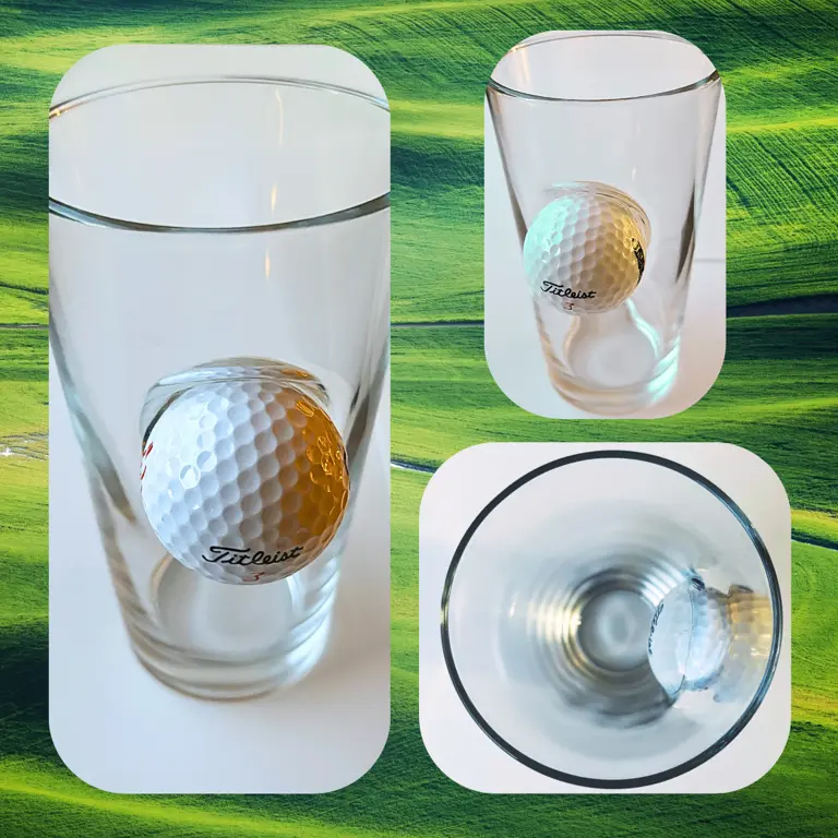 Golf Glass Pint 16 oz Image 5