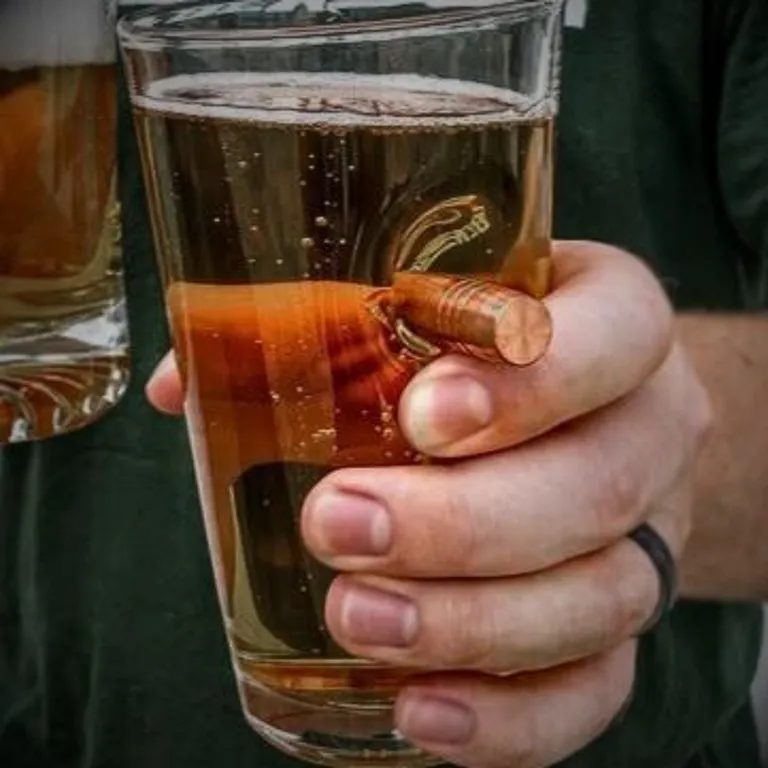.50 BMG Glass Pint 16 oz  Image 2