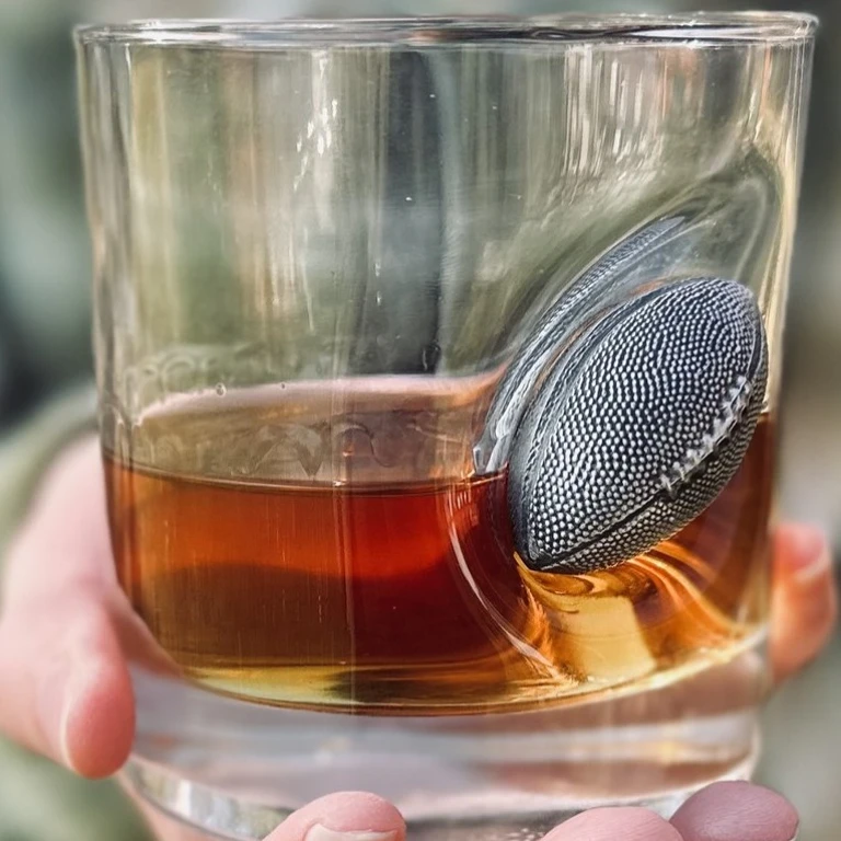 Football Glass Whiskey 11 oz Image 2