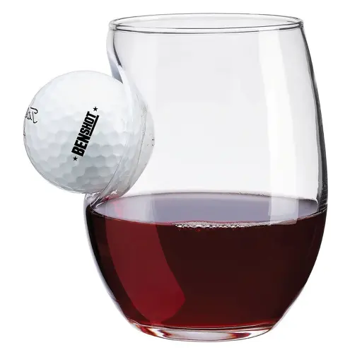 Golf Glass Wine 15 oz