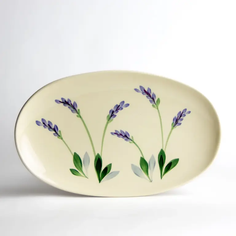Lavender Oven-to-Table Stoneware Platter Image 1